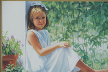 Load image into Gallery viewer, “Sitting Pretty” by Launi Snow Hein – Framed Fine Art Print – 29” x 25.5”