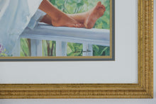 Load image into Gallery viewer, “Sitting Pretty” by Launi Snow Hein – Framed Fine Art Print – 29” x 25.5”
