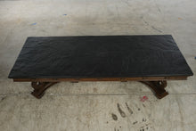 Load image into Gallery viewer, Slate Top Scroll Base Coffee Table