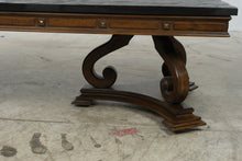 Load image into Gallery viewer, Slate Top Scroll Base Coffee Table