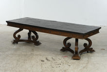 Load image into Gallery viewer, Slate Top Scroll Base Coffee Table