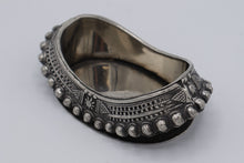 Load image into Gallery viewer, Antique Moroccan Silver Trinket Box – Converted from Tribal Anklet Jewelry