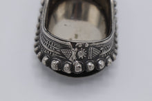 Load image into Gallery viewer, Antique Moroccan Silver Trinket Box – Converted from Tribal Anklet Jewelry