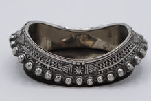 Load image into Gallery viewer, Antique Moroccan Silver Trinket Box – Converted from Tribal Anklet Jewelry