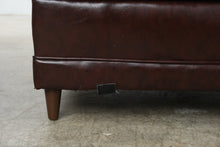 Load image into Gallery viewer, Burgundy Tufted Chesterfield Sleeper Sofa with Full-Size Pullout Bed
