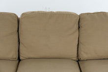 Load image into Gallery viewer, Beige Upholstered Sleeper Sofa with Rolled Arms and Pull Out Bed