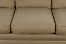 Load image into Gallery viewer, Beige Upholstered Sleeper Sofa with Rolled Arms and Pull Out Bed