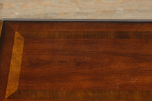 Load image into Gallery viewer, Slender Cherry-Finish Side Table with Drawer