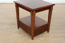 Load image into Gallery viewer, Traditional Wood End Table with Sliding Top and Storage Drawer