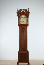 Load image into Gallery viewer, Sligh “John Goddard Newport” Grandfather Clock – Handcrafted Cherry Longcase Clock