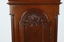 Load image into Gallery viewer, Sligh “John Goddard Newport” Grandfather Clock – Handcrafted Cherry Longcase Clock
