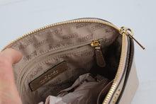 Load image into Gallery viewer, Michael Kors Metallic Gold Saffiano Dome Crossbody Bag