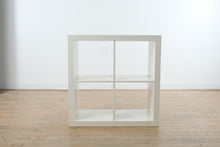 Load image into Gallery viewer, White 4 Cube Storage Shelf Bookcase Open Display Unit