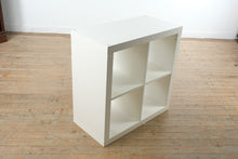 Load image into Gallery viewer, White 4 Cube Storage Shelf Bookcase Open Display Unit