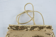 Load image into Gallery viewer, Gold Sequin Paillette Evening Bag Metallic Shoulder Purse 7 x 7