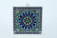 Load image into Gallery viewer, Handmade Smaltotechniki Ceramic Wall Tile – 6" Decorative Greek Art Tile, Moschato Greece