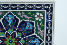 Load image into Gallery viewer, Handmade Smaltotechniki Ceramic Wall Tile – 6" Decorative Greek Art Tile, Moschato Greece