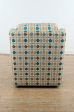 Load image into Gallery viewer, Smith Brothers Custom Swivel Rocker Chair with Patterned Upholstery