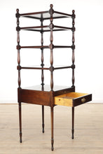 Load image into Gallery viewer, "Senate Bill Hopper" Mahogany Etagere - Smithsonian Institution