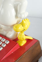Load image into Gallery viewer, Vintage Snoopy Woodstock Telephone Design Line Peanuts Phone With Box 1980s