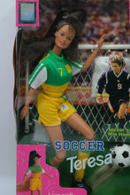 Load image into Gallery viewer, 1999 Mattel Soccer Teresa Doll, FIFA Women’s World Cup USA ’99, Soccer Kira Line, NIB