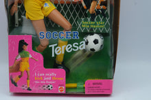 Load image into Gallery viewer, 1999 Mattel Soccer Teresa Doll, FIFA Women’s World Cup USA ’99, Soccer Kira Line, NIB