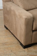 Load image into Gallery viewer, Havertys 90 Inch Khaki Fabric SofaTrend Modern Sofa