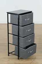 Load image into Gallery viewer, 4-Drawer Fabric Storage Organizer – 18” W x 12” D x 36” H