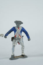Load image into Gallery viewer, Vintage Cast Metal Revolutionary War Toy Soldiers Blue Uniform Lot