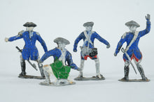 Load image into Gallery viewer, Vintage Cast Metal Revolutionary War Toy Soldiers Blue Uniform Lot