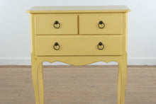 Load image into Gallery viewer, Elegant Yellow Console Table with Long Cabriole Legs