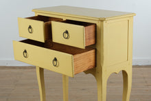 Load image into Gallery viewer, Elegant Yellow Console Table with Long Cabriole Legs