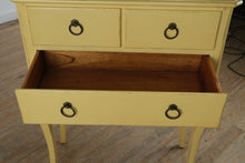 Load image into Gallery viewer, Elegant Yellow Console Table with Long Cabriole Legs