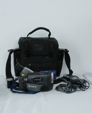 Load image into Gallery viewer, Sony CCD TRV37 Handycam Vision Video8 Camcorder Bundle Tested AC Adapter Bag Tapes