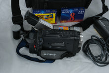 Load image into Gallery viewer, Sony CCD TRV37 Handycam Vision Video8 Camcorder Bundle Tested AC Adapter Bag Tapes