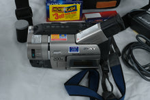 Load image into Gallery viewer, Sony CCD TRV37 Handycam Vision Video8 Camcorder Bundle Tested AC Adapter Bag Tapes
