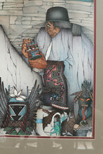 Load image into Gallery viewer, South American Woman with Idols Framed Print