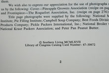 Load image into Gallery viewer, Southern Living Cookbook: Meats – Including Seafood and Poultry (1967, Hardcover)