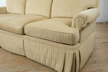 Load image into Gallery viewer, Southwood Upholstered Sofa with Neutral Striped Fabric and Skirted Base