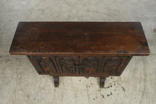 Load image into Gallery viewer, Spanish Colonial Style Carved Wood Two-Door Cabinet with Figural Relief Panels