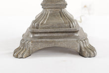 Load image into Gallery viewer, Speckled Pewter Metal Table Lamp