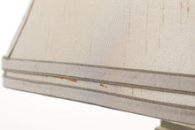 Load image into Gallery viewer, Speckled Pewter Metal Table Lamp