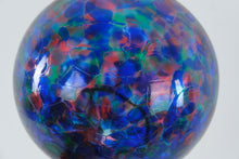 Load image into Gallery viewer, Hand Blown Art Glass Garden Globe Multicolor Hanging Orb 8 Inch