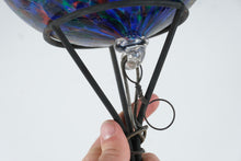 Load image into Gallery viewer, Hand Blown Art Glass Garden Globe Multicolor Hanging Orb 8 Inch