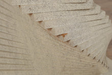 Load image into Gallery viewer, Spiral Stacked Console Table with Glass Top