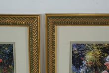 Load image into Gallery viewer, Framed Greg Singley Spring Medley Art Prints Pair Floral Garden Impressionist Decor