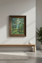 Load image into Gallery viewer, 1981 Original Oil Painting Spring Time AW Mitchell Framed Landscape Art