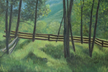 Load image into Gallery viewer, 1981 Original Oil Painting Spring Time AW Mitchell Framed Landscape Art