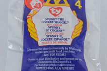 Load image into Gallery viewer, 1999 Ty Beanie Baby “Spunky the Cocker Spaniel” – McDonald’s Teenie Beanie Baby #4 (Unopened Bag)