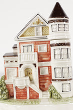 Load image into Gallery viewer, Porcelain Victorian Music House Piggy Bank